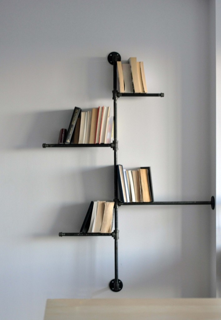 Wall Mounted Book Shelves