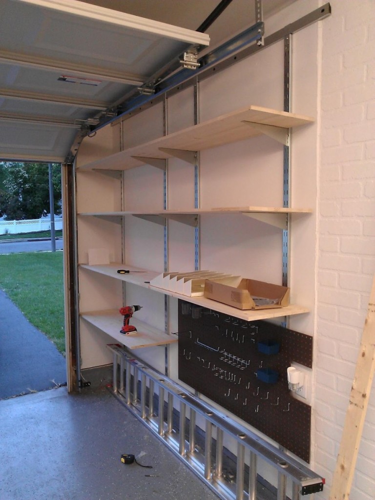 Wall Mounted Garage Shelving