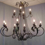 Black Iron Chandelier