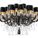 Large Black Chandelier