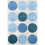 Blue Contemporary Area Rug