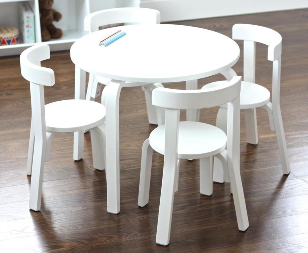Childrens Wooden Table And Chair Set