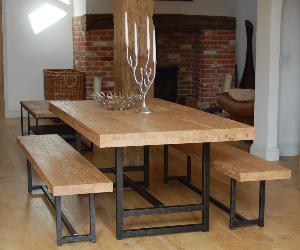 Dining Set With Bench And Chairs