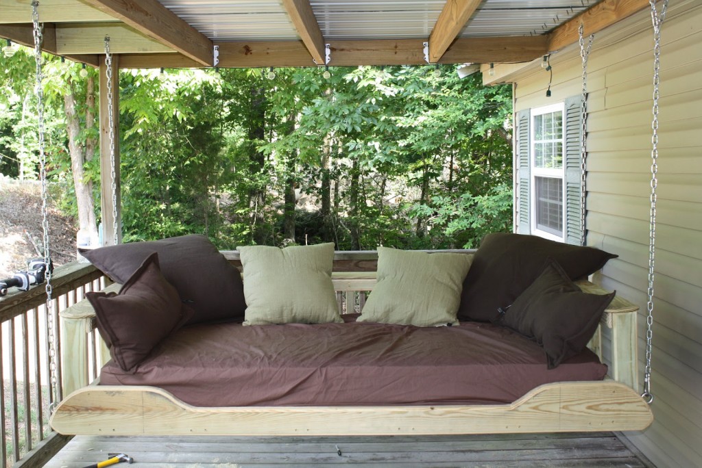 Outdoor Swing Bed Plans