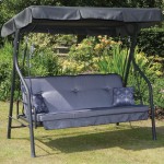 Outdoor Swing Bed With Canopy