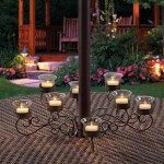 Outdoor Votive Candle Chandelier