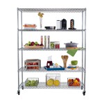 5 Tier Wire Shelving