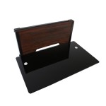 Dark Wood Floating Shelves