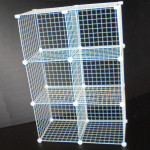 Grid Wire Modular Shelving And Storage Cubes