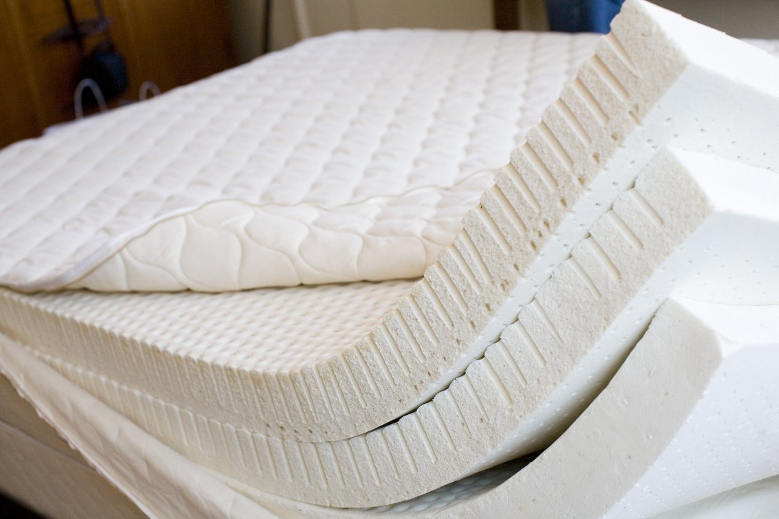 mattress with latex rubber top