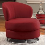 Round Swivel Accent Chair