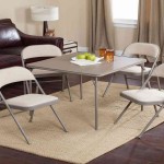 5 Piece Folding Table And Chair Set