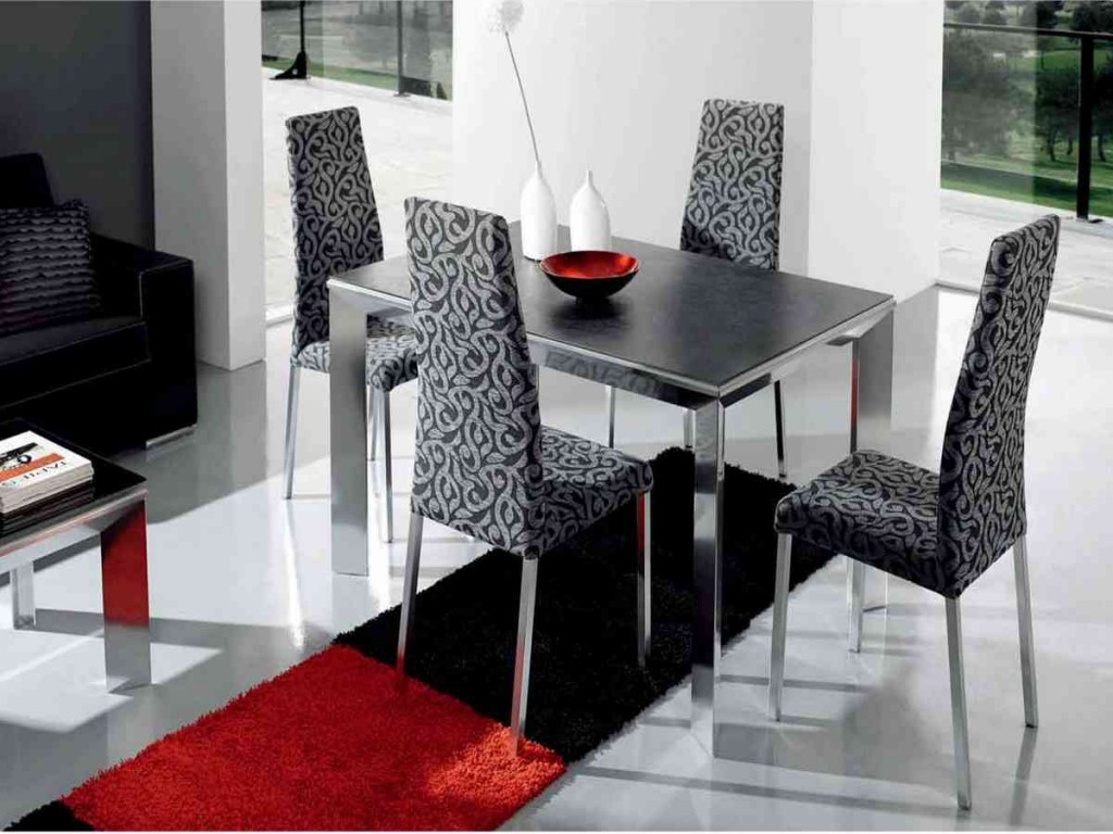 Black Dining Room Chairs Set Of 4