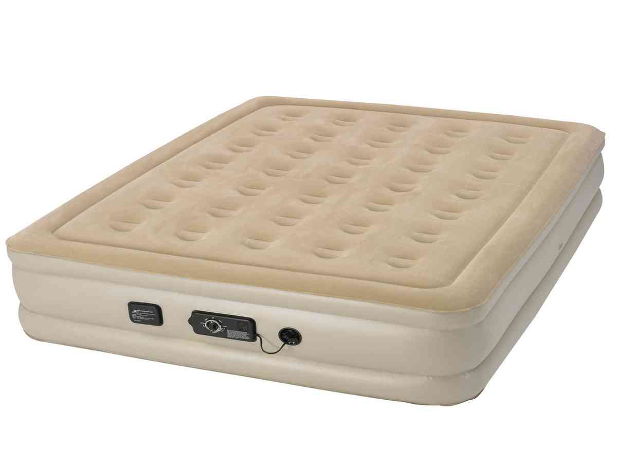 coleman king quickbed air mattress with pump
