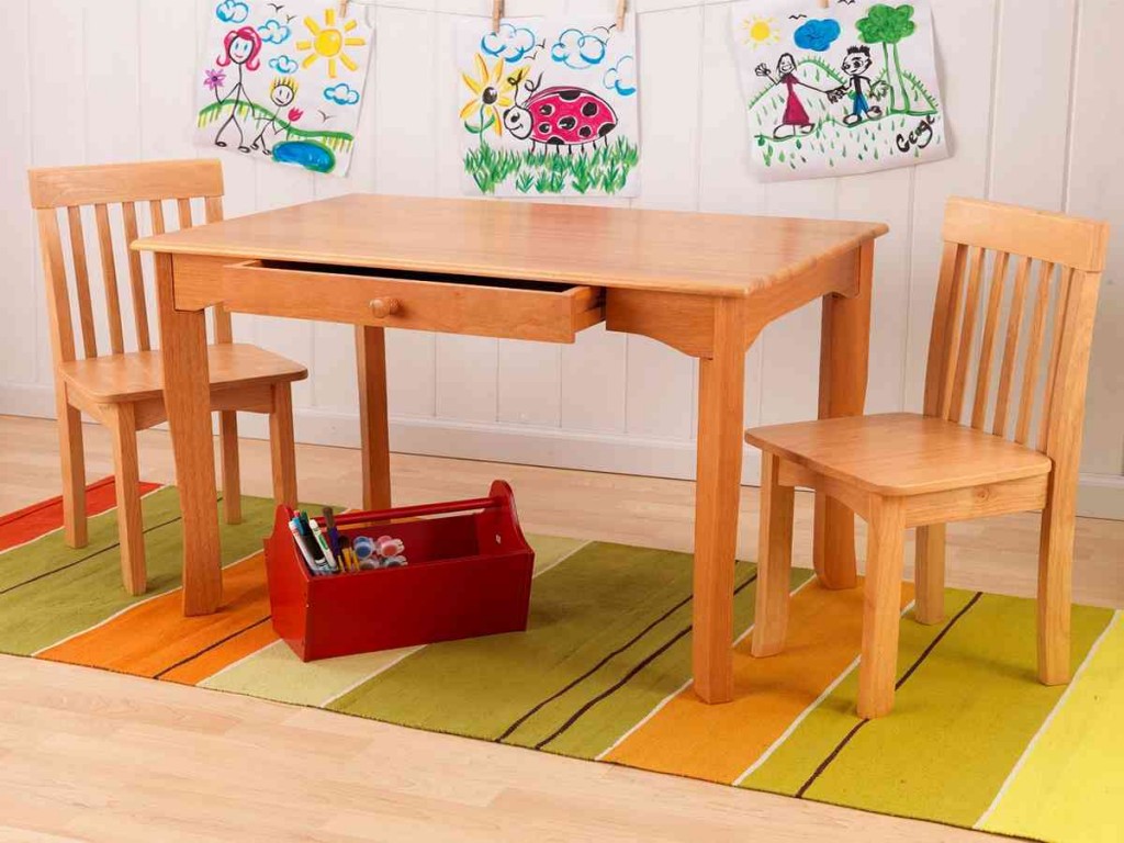 Kidkraft Avalon Table And Chair Set Natural 26621