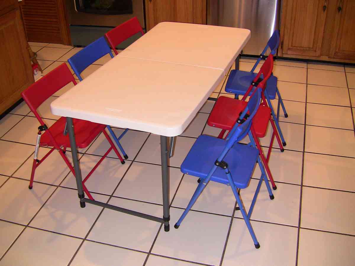 Kids Folding Table And Chair Set - Decor Ideas