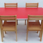 Kids Wood Table And Chair Set