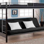 Twin Over Futon Bunk Bed With Mattress