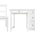 White Desk And Chair Set