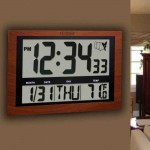 Atomic Digital Wall Clock Large Display