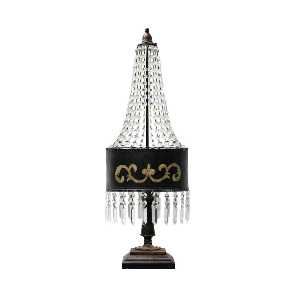 Black Chandelier Table Lamp
