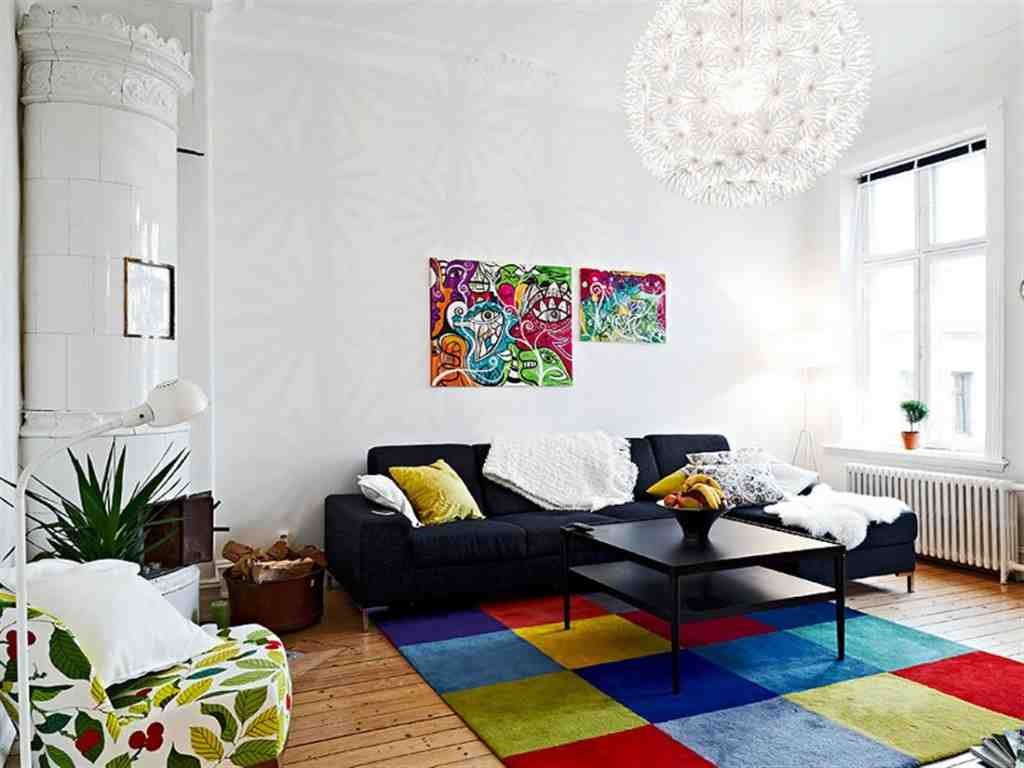 Colorful Living Room Rugs