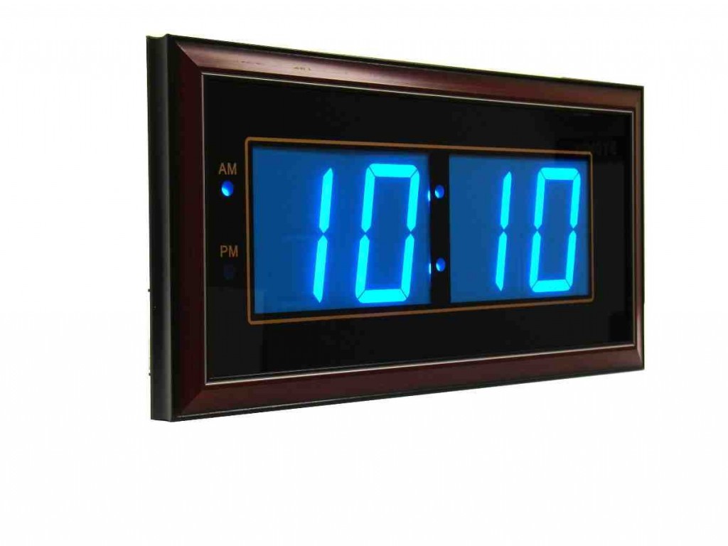 Digital Led Wall Clocks Battery Operated