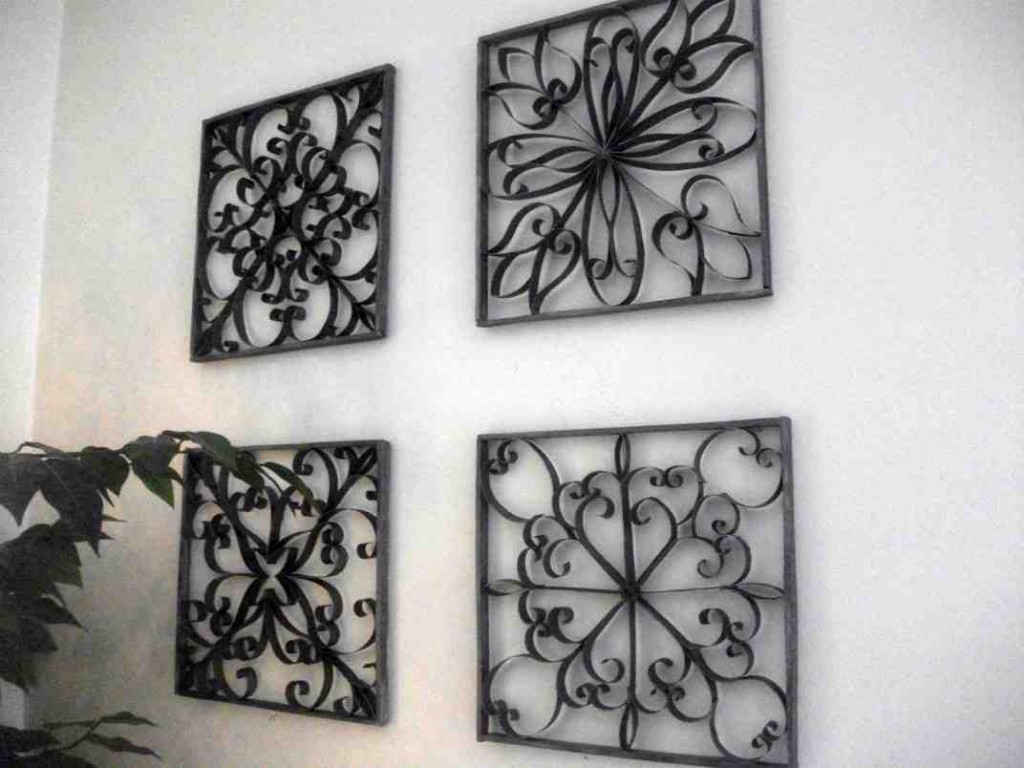 Faux Wrought Iron Wall Decor