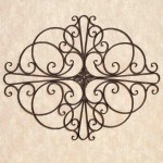 Large Outdoor Wrought Iron Wall Decor