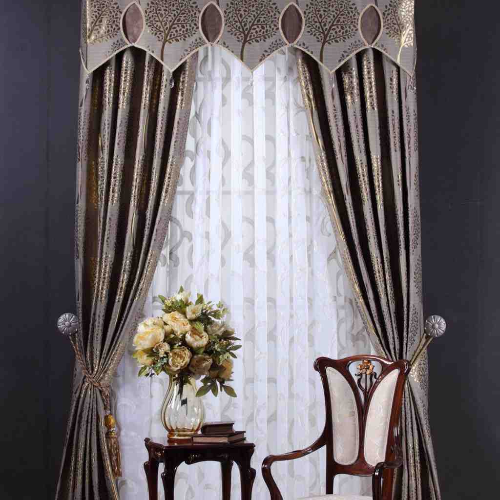 Living Room Curtains with Valance - Decor Ideas