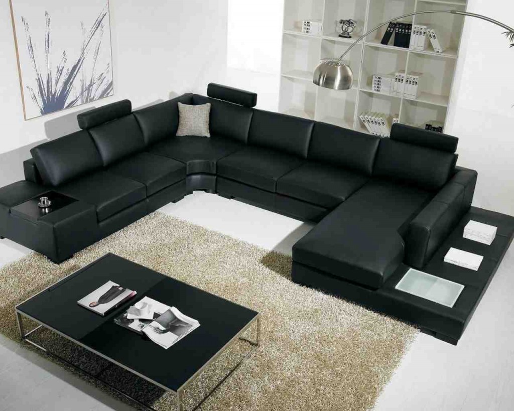 Modern Leather Living Room Set