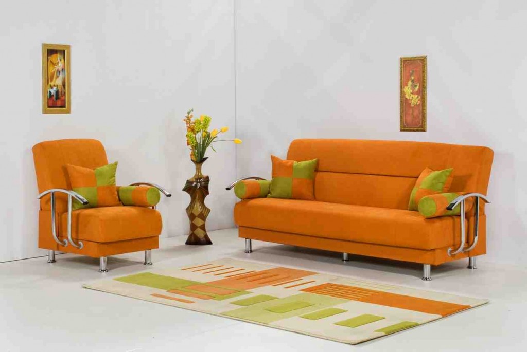 Orange Living Room Chairs