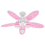 Pink Chandelier Ceiling Fan