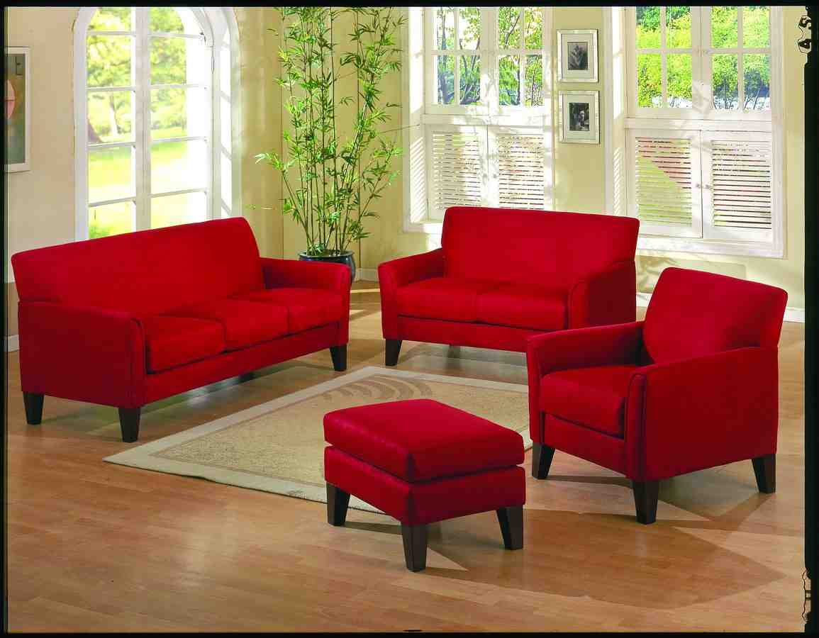 Red Leather Living Room Set - Decor Ideas