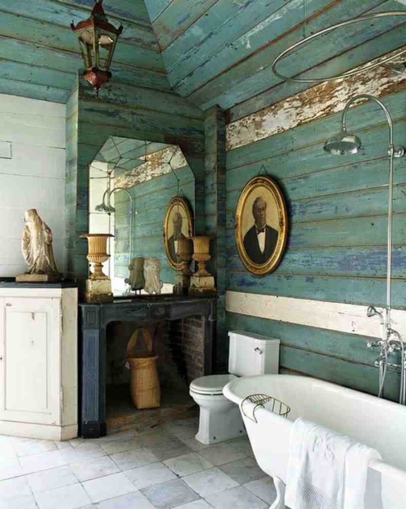 Rustic Bathroom Wall Decor