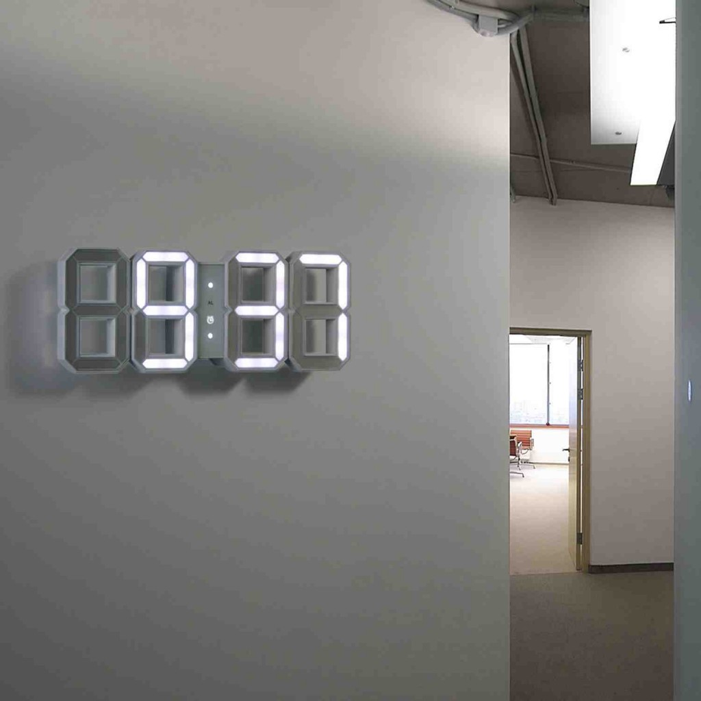 digital wall clock