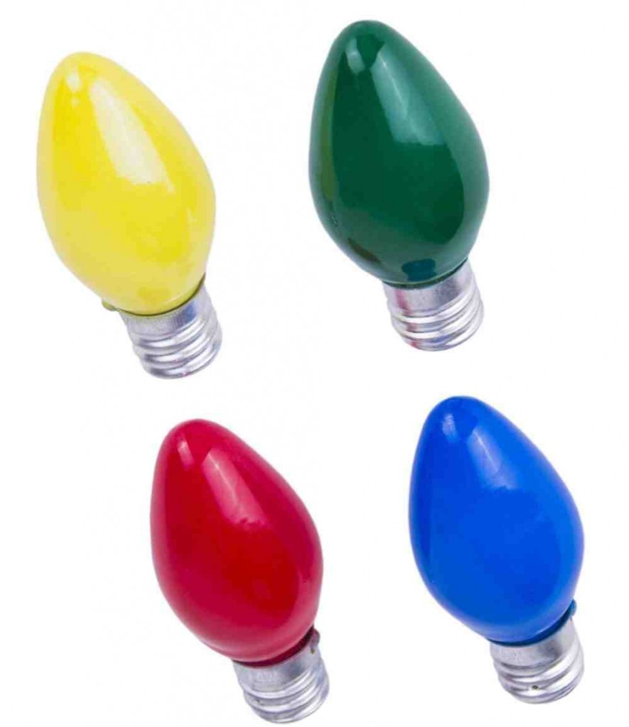 Colored Candelabra Light Bulbs