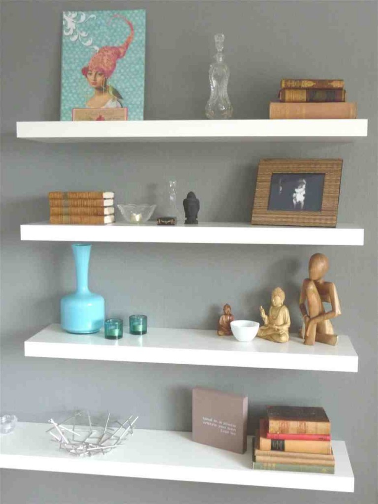 Floating Wall Shelves Decorating Ideas