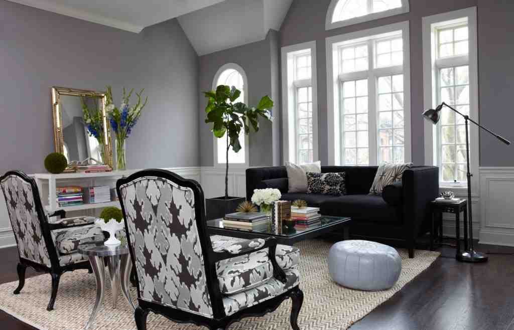 Gray Painted Living Rooms