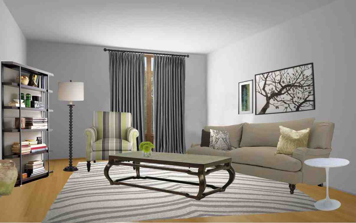slate grey paint living room