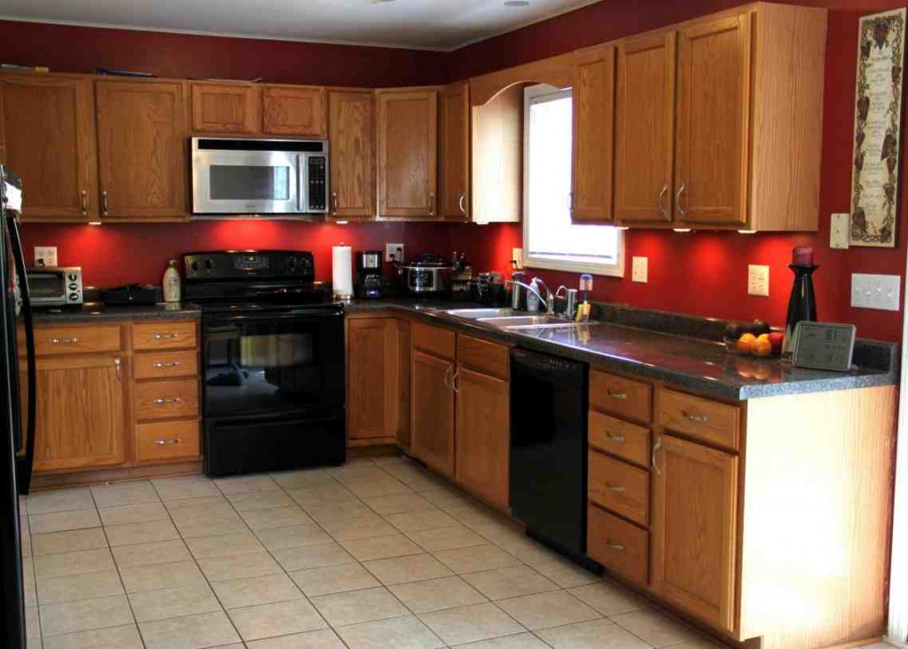 Kitchen Paint Colors with Oak Cabinets