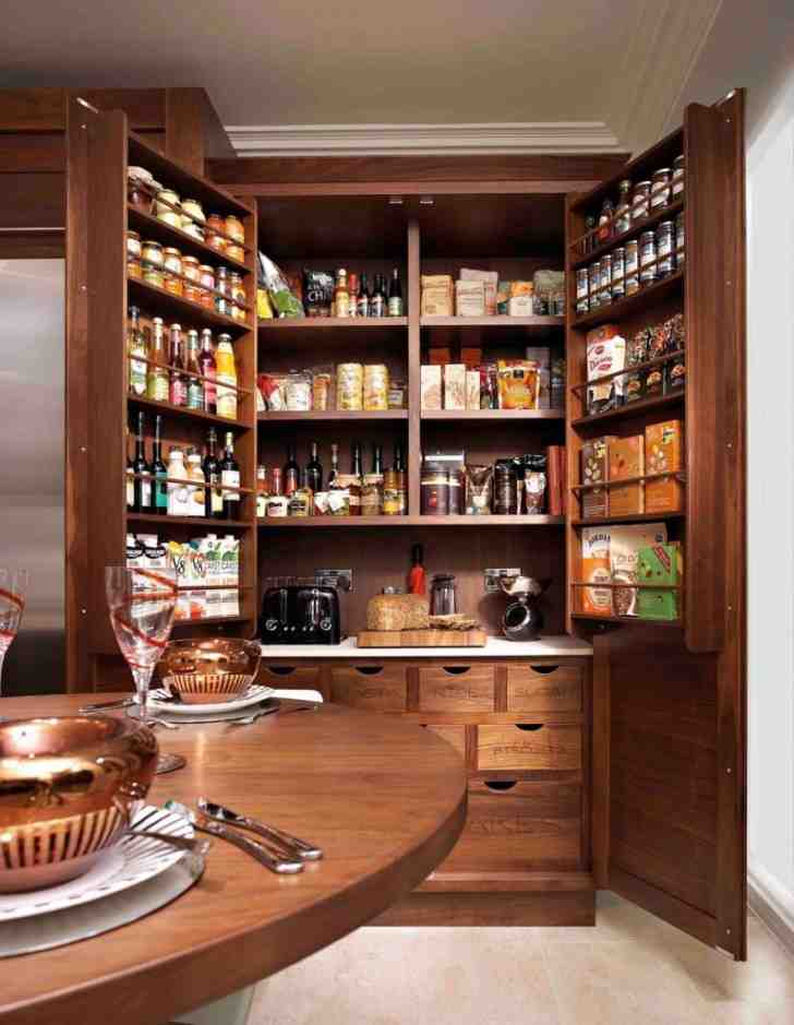 Oak Kitchen Pantry Cabinet