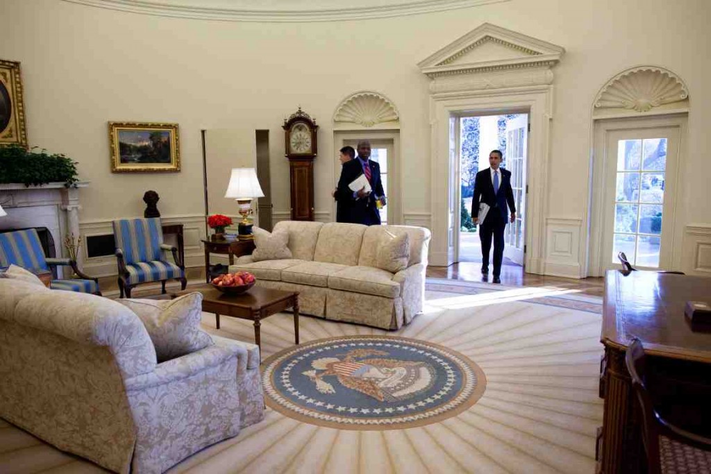 Obama Oval Office Decor