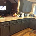 Staining Oak Kitchen Cabinets
