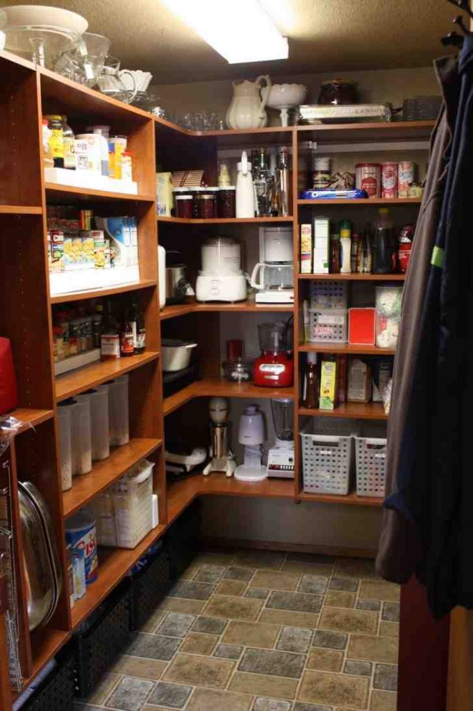 Wood Pantry Shelving Systems