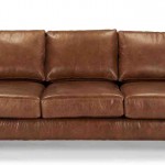 3 Seater Brown Leather Sofa