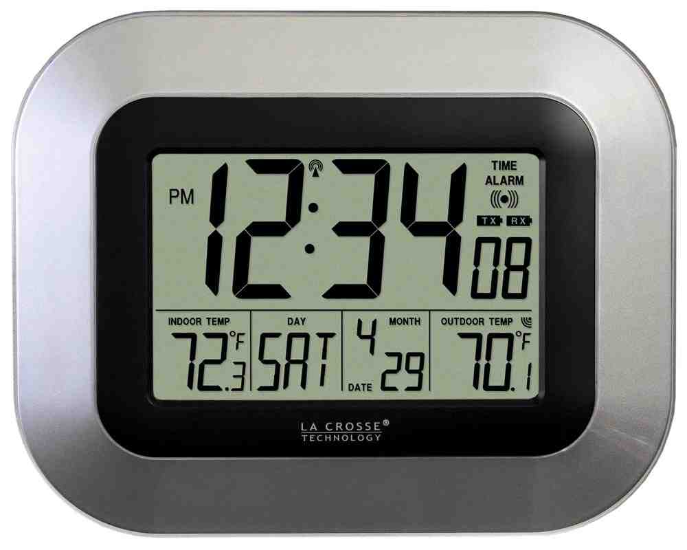 Atomic Wall Clock with Outdoor Temperature