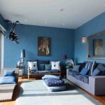 Blue Walls Living Room