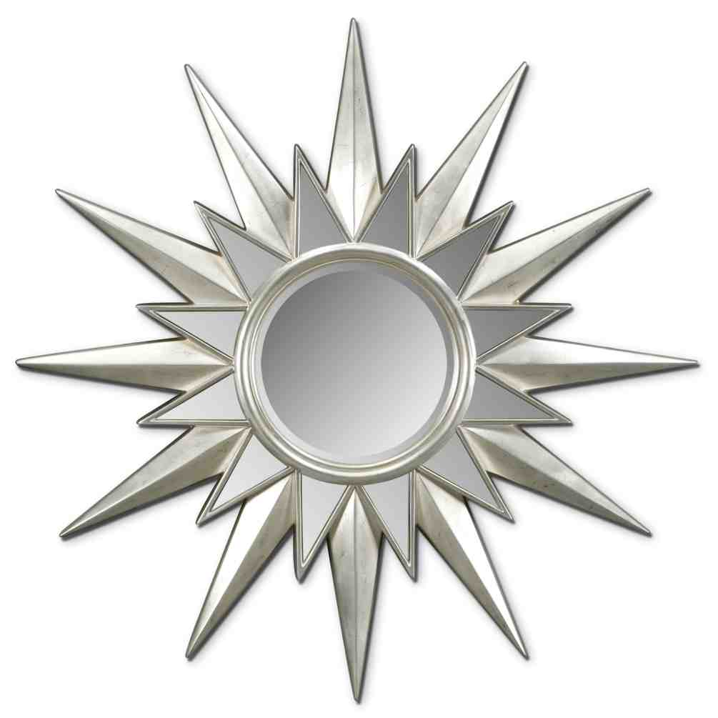 Silver Starburst Mirror