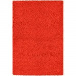Solid Red Area Rug
